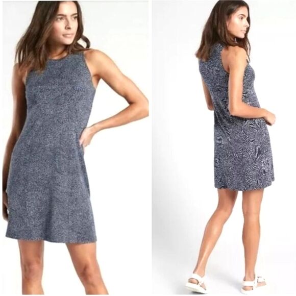 Athleta Dresses & Skirts - ATHLETA on my way back Purple and White speckled athletic dress